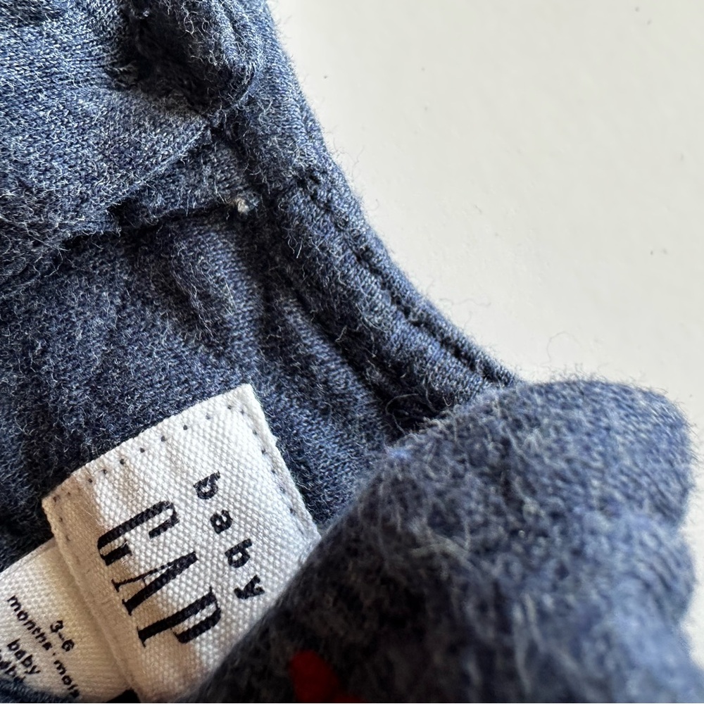 GAP Heather Navy Baby Knit Top - Picture 3 of 3